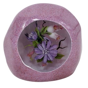 Unique Floral Paperweight