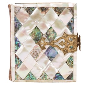 Mother of Pearl Inlaid Photo Album