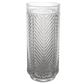 Ralph Lauren Herringbone Crystal Vase