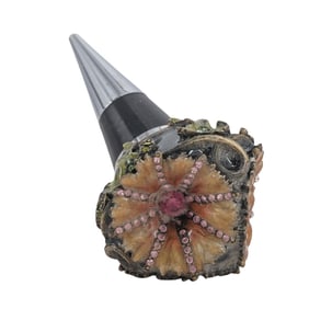 Jay Strongwater Enameled Wine Stopper