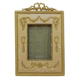Antique French Gilt Desk Photo Frame