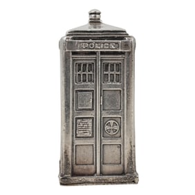 Millennium Marked David A. Bowles Sterling British Police Box Match Safe