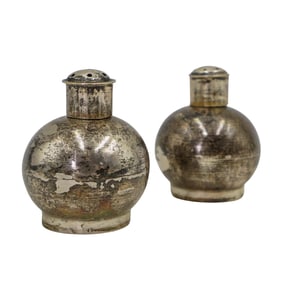 Hallmarked Silver Salt and Pepper Shakers