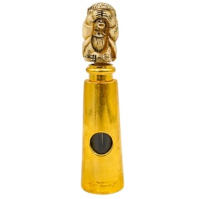 Mid Century Hans Turnwald Gold Plated Pepper Grinder