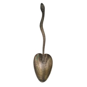 Sterling Silver Snake Handled Spoon