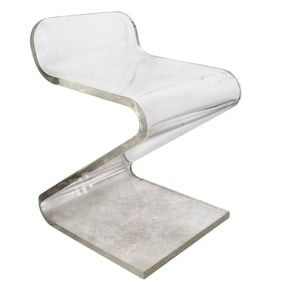 MCM Clear Lucite Chair