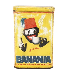 Vintage Banania Rice Tin Container