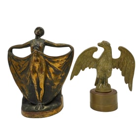 (2 pcs) Antique Bronze Door Stoppers