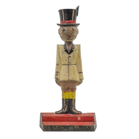 Hubley x Anne Fish (English, 1890-1964) "Bellhop" Cast Iron Doorstop