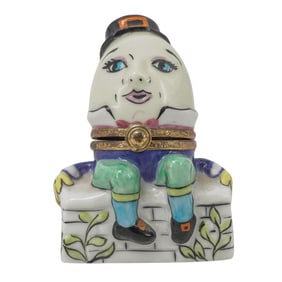 Limoges Humpty Dumpty Porcelain Trinket Box
