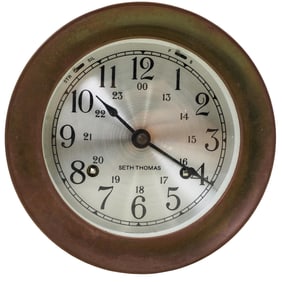 Seth Thomas Ship's Bell Clock- Ex Christie's