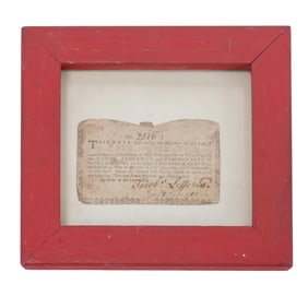 1774 Colonial New York 4 Shilling Note