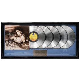 Madonna "Like A Virgin" 5,000,000 Record Commemoration