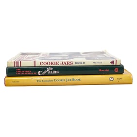 (3 pcs) Vintage Cookie Jar Collector's Books