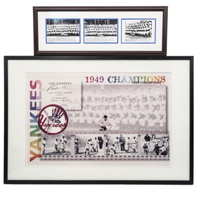 (2 pcs) New York Yankees Baseball Memorabilia