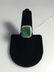 5.00ct emerald and diamond platinum ladies ring
