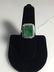 5.00ct emerald and diamond platinum ladies ring - 2