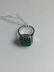 5.00ct emerald and diamond platinum ladies ring - 6