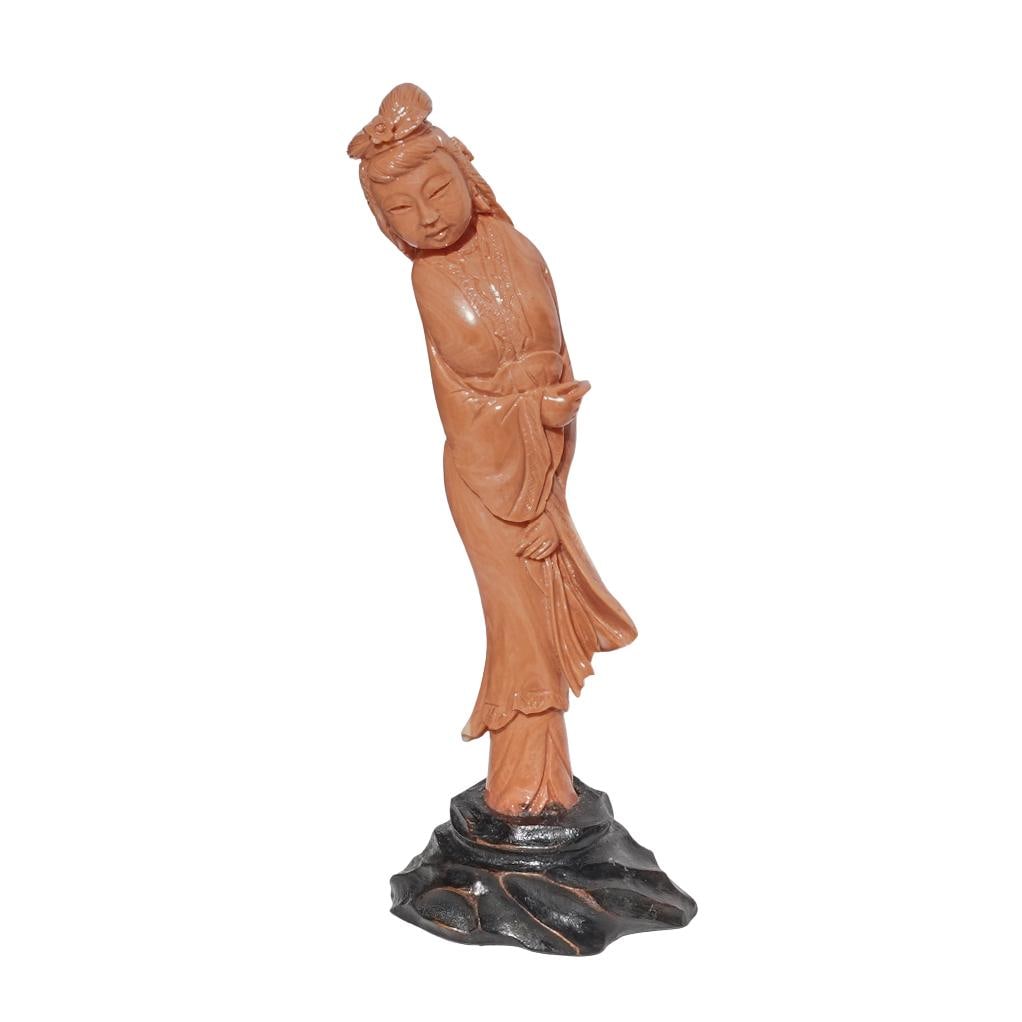 Chinese Carved Coral Figure (1 of 4)