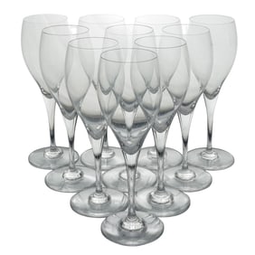(10 pcs) Baccarat Crystal Wine Glasses