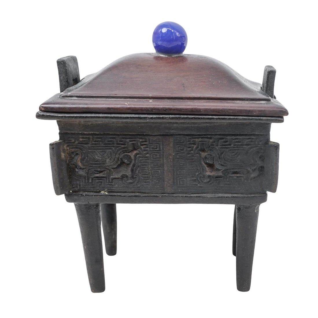 Antique Chinese Archaic-Style Bronze Censer (1 of 4)