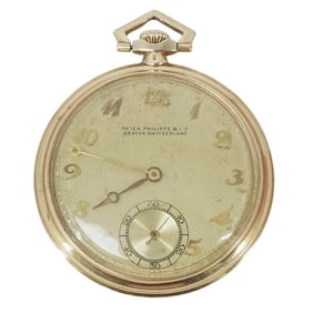 Vintage 18K Solid Gold Patek Philippe Geneva Pocket Watch