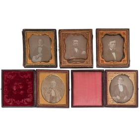 Antique Cased Daguerreotype Portraits