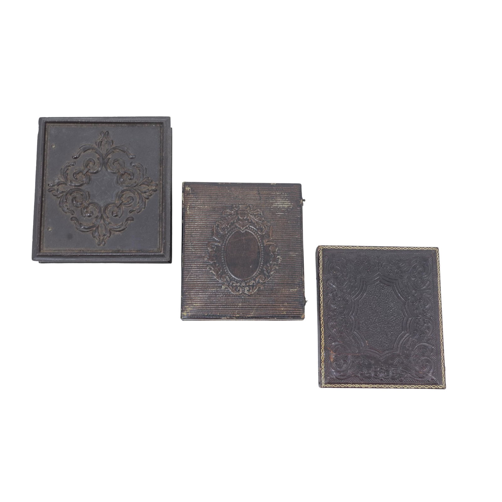 (3 Pc) Victorian Daguerreotype Portrait Photographs (1 of 11)