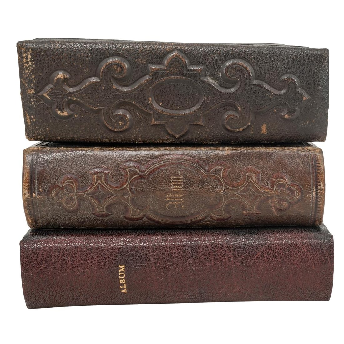 (3 pcs) Victorian Portraiture Photograph and Tintype Albums (1 of 20)