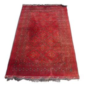 Turkmenistan Hand Woven Wool Area Rug