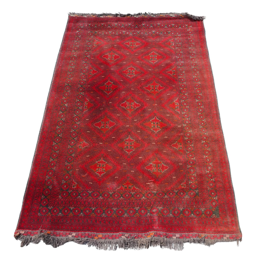 Turkmenistan Hand Woven Wool Area Rug (1 of 6)