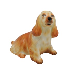 Herend Porcelain "Spaniel Sitting" Figurine
