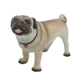 Herend Porcelain First Edition "Pug Lola" Figurine