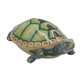 Herend Porcelain Green "Turtle" Figurine