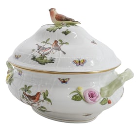 Herend Rothschild Bird Porcelain Tureen