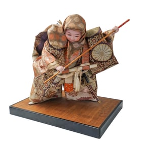 Japanese Traditional Ningyo Warrior Display Doll
