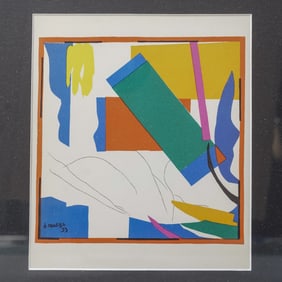 Henri Matisse (French, 1869-1954) "Souvenir D'Oceanie" Lithograph