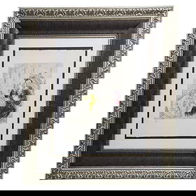 Marc Chagall (Russian-French,1887) Limited Edition Hand Colored Etching: Marc Chagall (Russian-French,1887) Limited Edition Hand Colored Etching1964 to 1971, Russian-French.Marc Chagall (Russian-French,1887) numbered limited edition hand colored etching. From the series ��