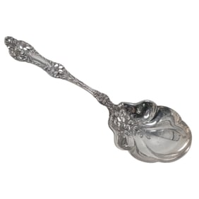 Antique Alvin Sterling Silver Serving Spoon