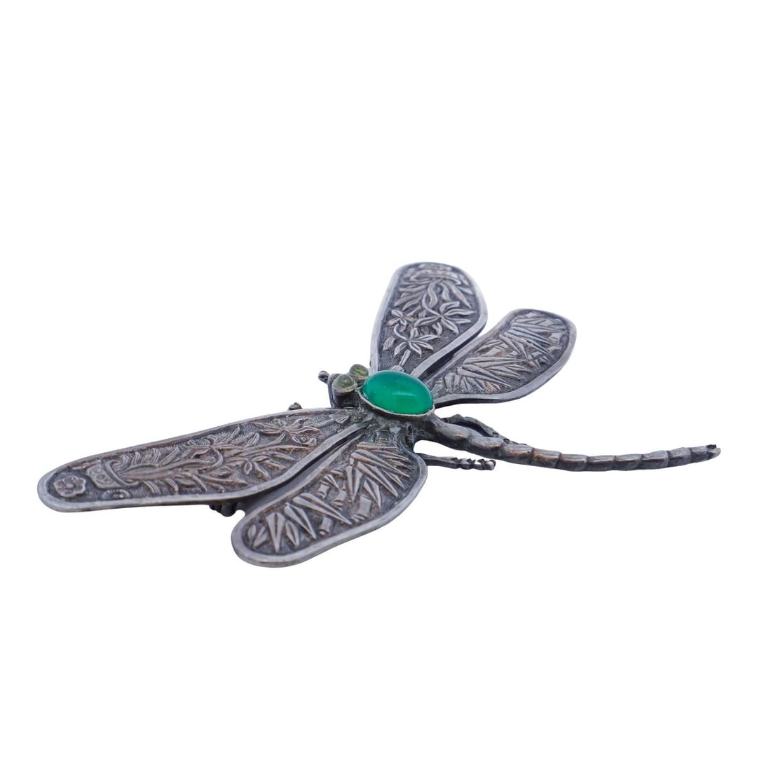 Chinese Sterling Silver Dragonfly Brooch (1 of 5)