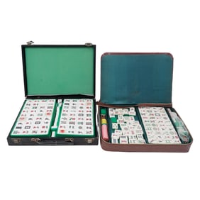(2 pcs) Mahjong Sets and Accessories