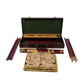 (2 pc) Mahjong Bakelite Tile Sets