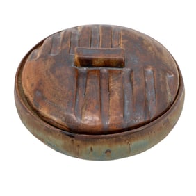 Signed "Sara" Italian Ceramic Lidded Bowl