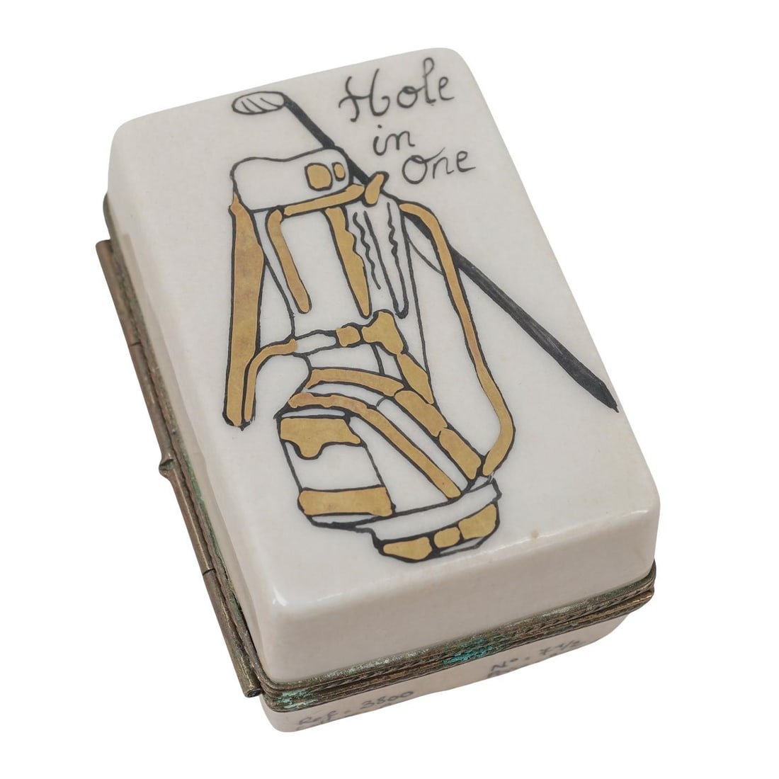 Limoges Porcelain Golf Shoes Trinket Box (1 of 13)