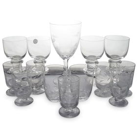 (18 Pc) Vintage Assorted Glassware Grouping Set