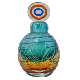 Vetro Eseguito Murano Glass Perfume Bottle