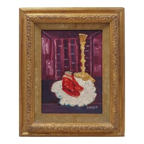 Charles Lapicque (French, 1898-1988) Still Life Oil on Canvas