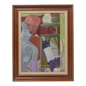 Armando Villegas (Peru, 1926-2013) Oil Painting