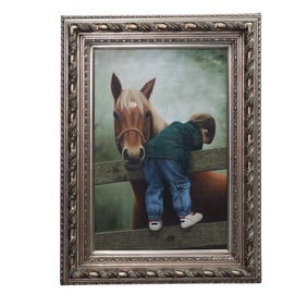 Jack Terry (American, b. 1952) "Southern Image" Oil Painting