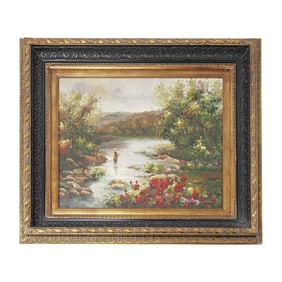 Oil On Canvas Landscape Painting